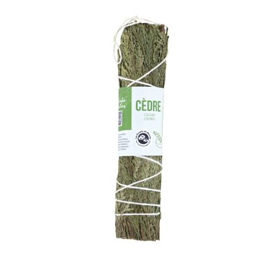 Incienso trenza cedro 15cm