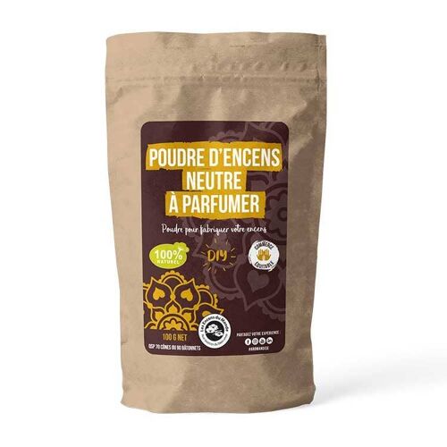 Poudre Neutre à parfumer pour encens DIY