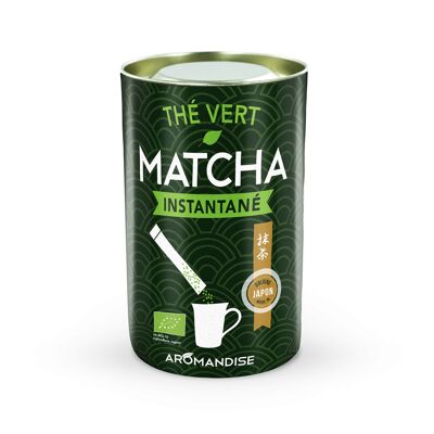 Polvere di tè verde Matcha istantaneo - 25 bastoncini da 0,5 g