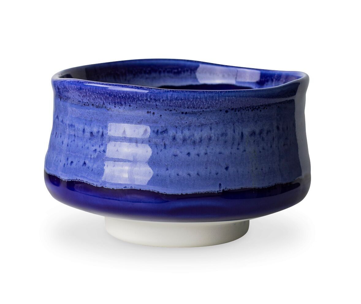 Blue Chawan Ceremonial Bowl for Matcha
