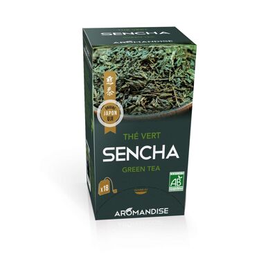 Sencha green tea in infusettes