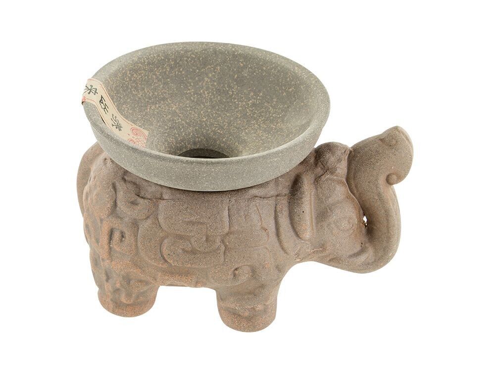 Portaincenso in arenaria elefante