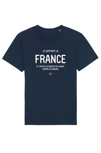 T-shirt Rugby - Je supporte la France et toutes les équipes qui jouent contre les anglais 4