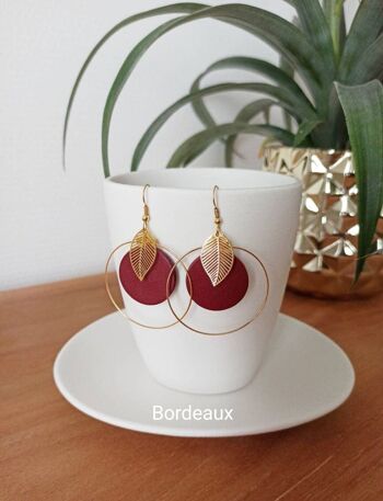 Boucles d'oreilles POMONA mat - 5 Coloris 3