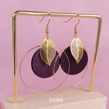 Boucles d'oreilles POMONA mat - 5 Coloris 6