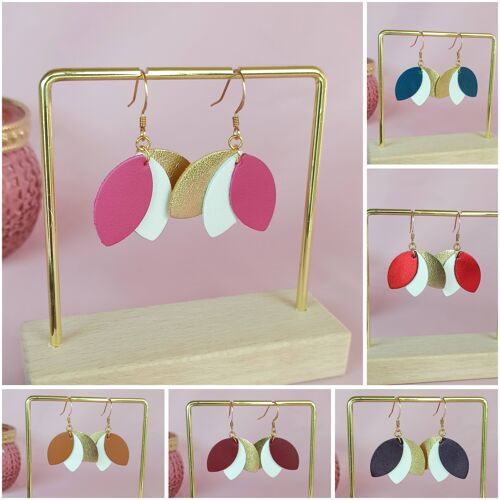 Boucles d'oreilles FLORA - 6 Coloris