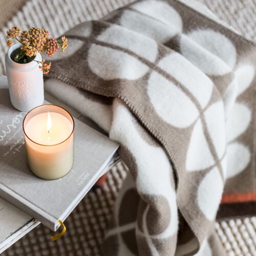 NEWS! Felix Jacquard Wool Blanket Beige. available 15.10.2023