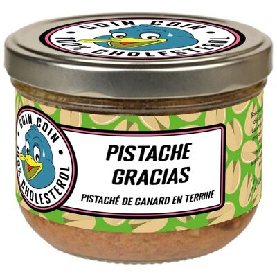 PISACHE GRACIAS. Duck pistachio terrine