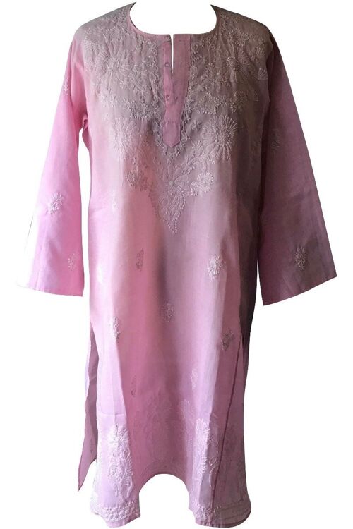 Deborah Embroidered Cotton Kaftan