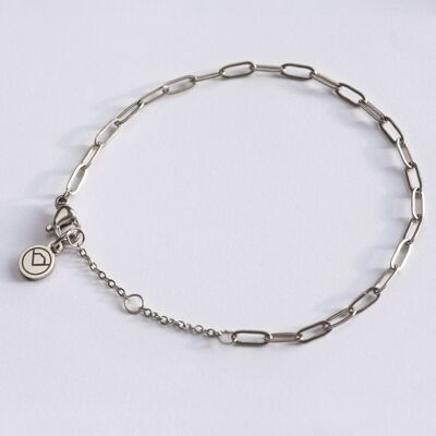 Filigranes Gliederarmband in Silber / wasserfest & langlebig