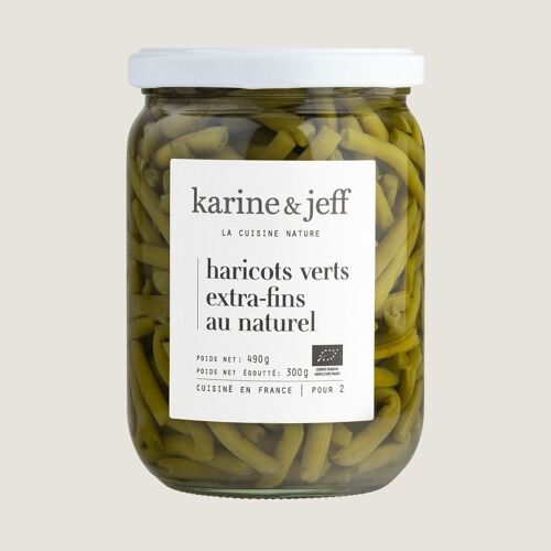 Haricots verts extra-fins au naturel