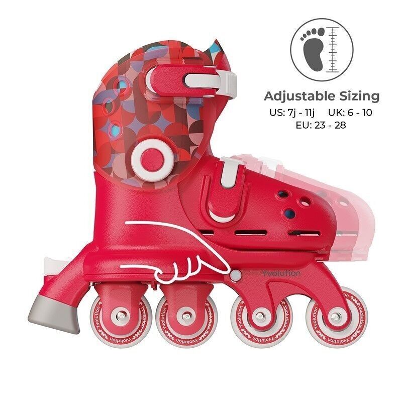 TWISTA RED EVOLUTIONARY SKATES T.24-28 YVOLUTION