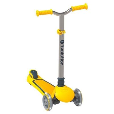 YVOLUTION AIR YELLOW THREE WHEELS SCOOTER