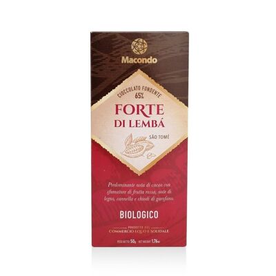 Organic Lembà Forte 65% Dark Chocolate