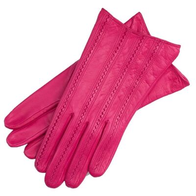 Pavia Lederhandschuhe in Pink