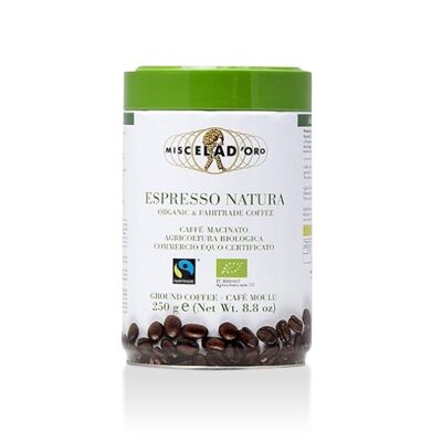Bio-Espresso aus gemahlenem Kaffee