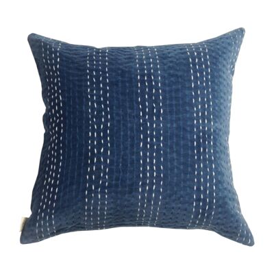 Velvet cushion “Navy”