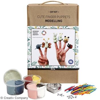 Kit DIY modelage - Marionnettes à doigt - Insectes du jardin - 6 pcs 4