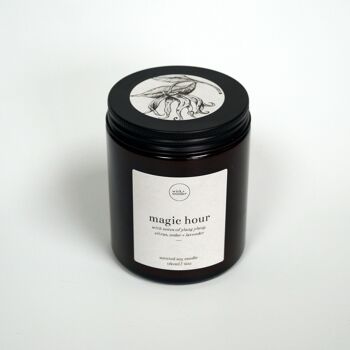 Bougie 'Magic Hour' – Huiles Essentielles Pures – Cire de Soja – 180ml 1