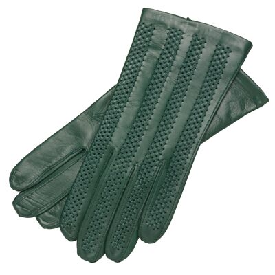 Gants en cuir vert Vernazza