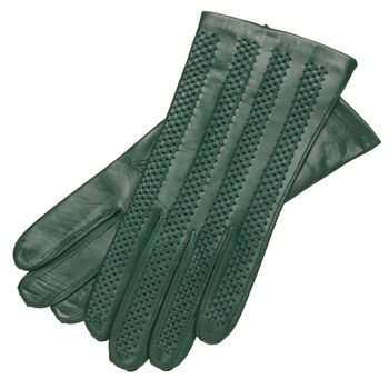 Gants en cuir vert Vernazza 6