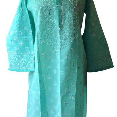 Caftan en coton brodé Sarah