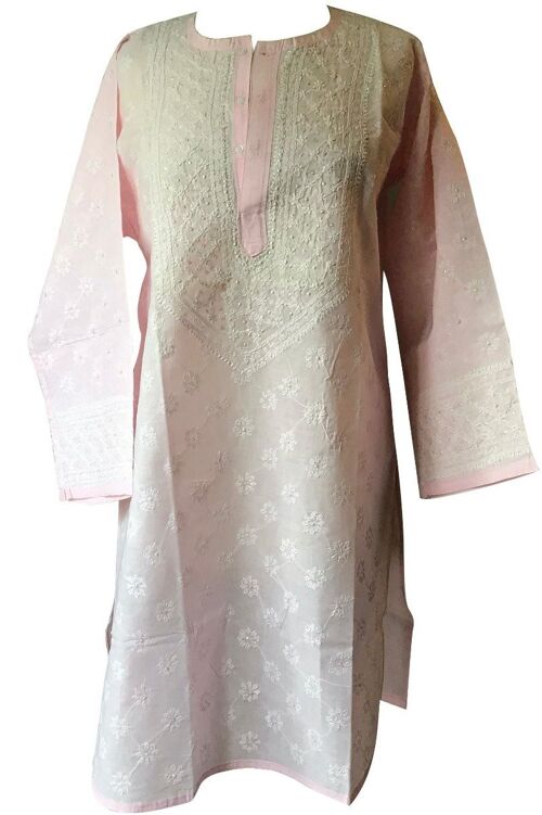 Sophia Embroidered Cotton Kaftan