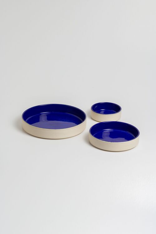 Serving bowls Blue  - Set of 3 - Bowls Ceramic - Handmade