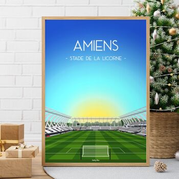 Affiche stade de football Amiens 2