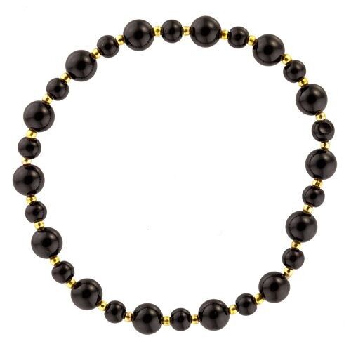 Black agate bracelet