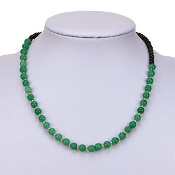 Collier aventurine verte 1