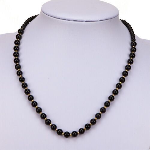 Black agate necklace