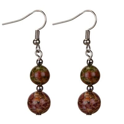 Pendientes Jaspe/Unakita