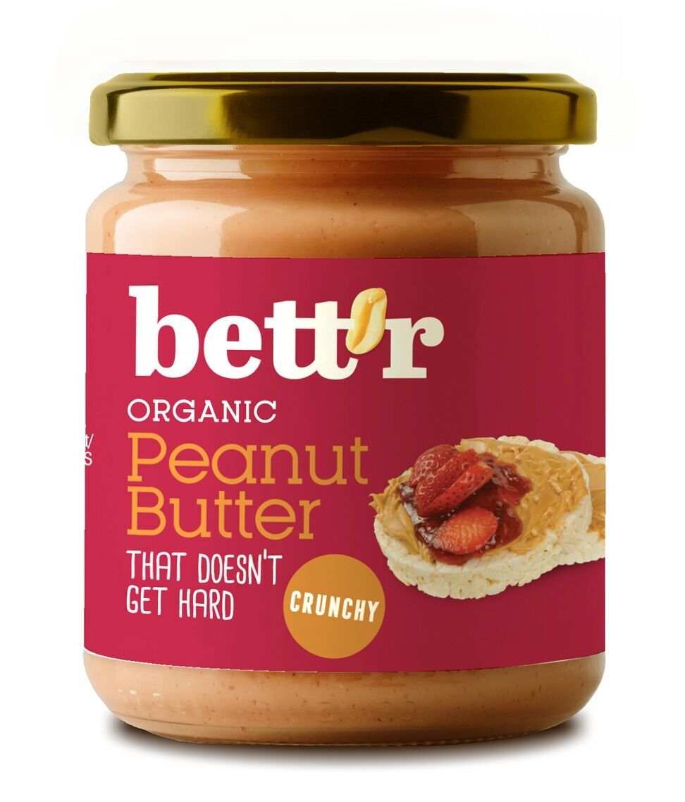 Crunchy peanut butter, salted
