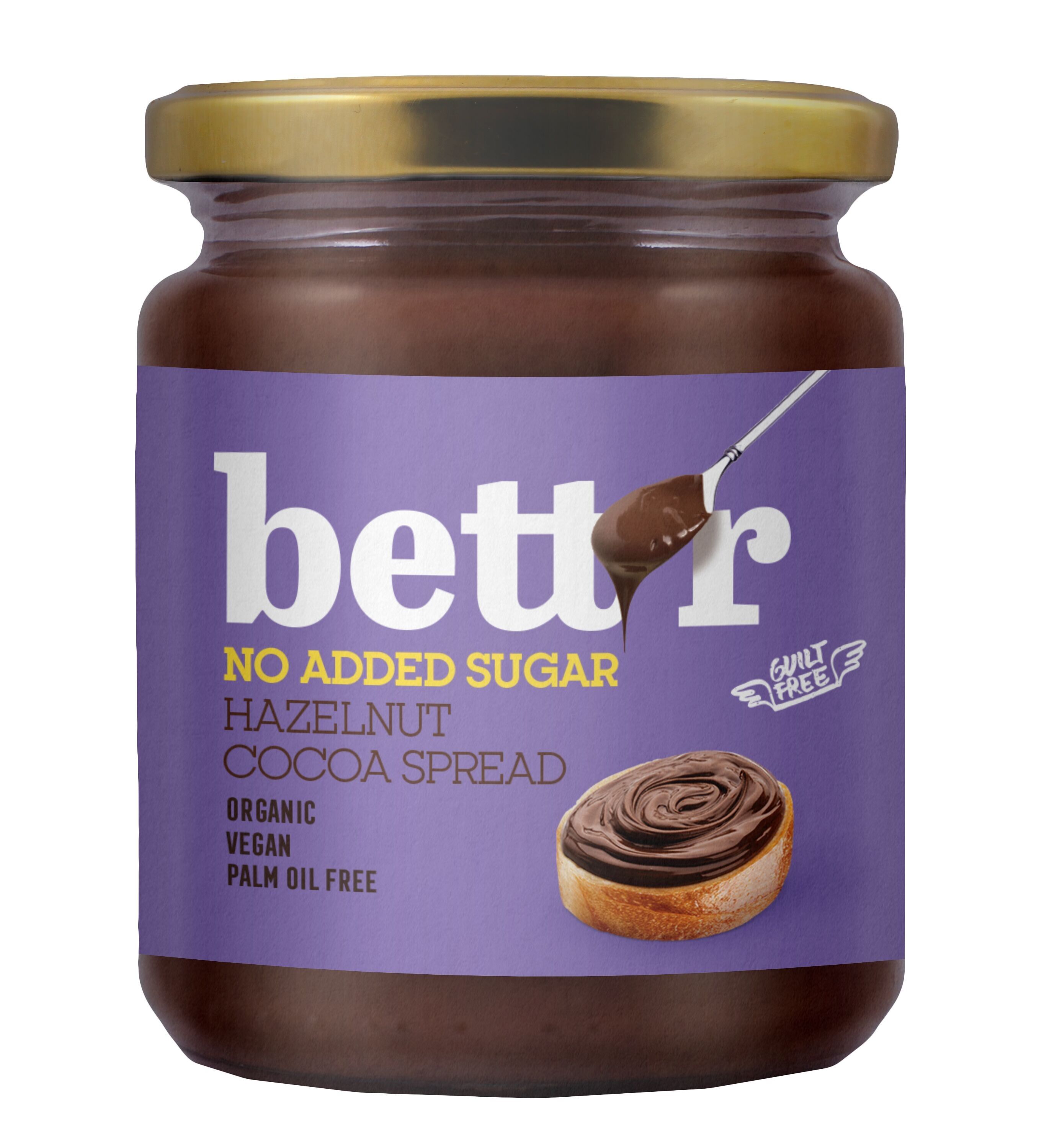 Hazelnut cocoa spread with no added sugar