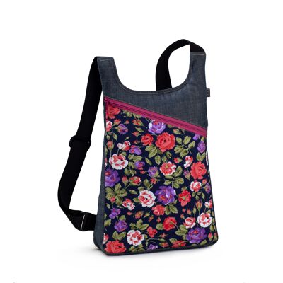 MOCHILA bonita MODELO CDN HAPPY FLOWERS -HANDMADe-