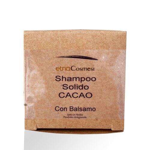 Shampoo Solido al Cacao con Balsamo ECO BIO