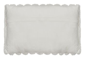 Coussin rayé exclusif - Wave L - Ivoire 3