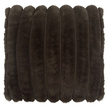 Coussin rayé exclusif - Wave M - Marron 1