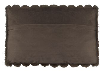 Grand Coussin Rayé Exclusif - Wave L - Marron 3