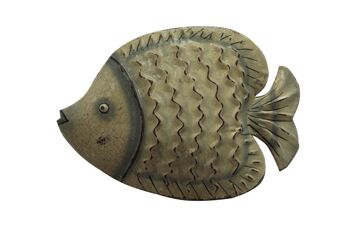 POISSON MÉTAL 27X3X10CM HM181045