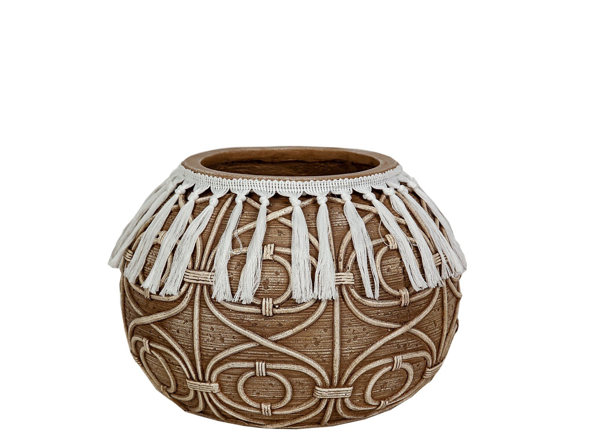 MACETERO RESINA C/FLECOS HM192103