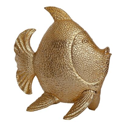 GOLDEN RESIN FISH FIGURE HM192518