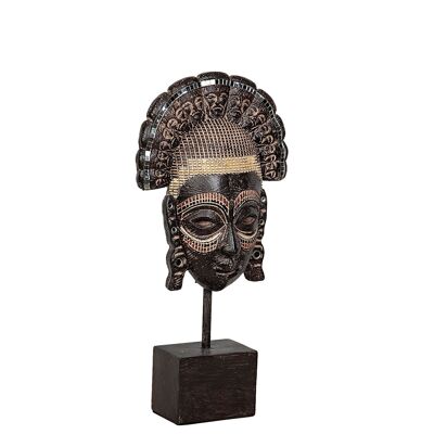 AFRICAN FACE IN SOP. RESIN HM192519