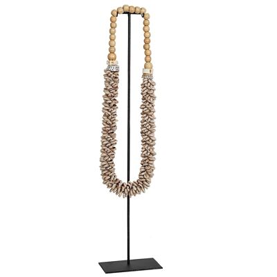 COLLIER COQUILLES EN MÉTAL SOP 40X15X45CM HM472283