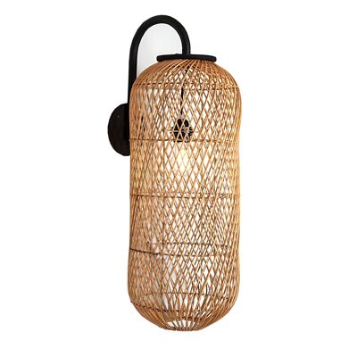 RATTAN WALL APPLIANCE ON SUPPORT 25X25X60CM HM472442
