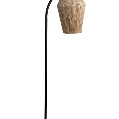 FIBER FLOOR LAMP ON METAL SUPPORT HM472464