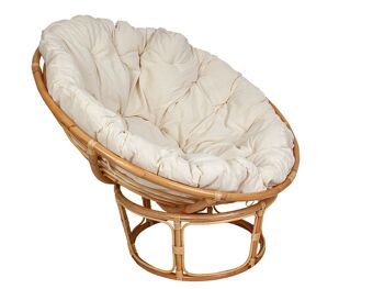 CHAISE PASSION COUSSIN EN ROTIN HM472491 1