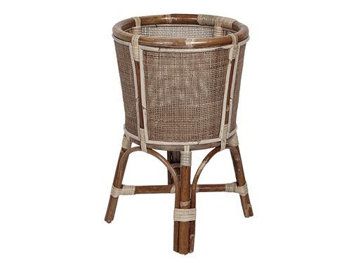 MACETERO RATTAN C/4 PATAS 38X38X65CM HM472500