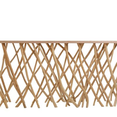 NATURAL TEKA CONSOLE 180X35X80CM HM472522